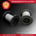 Grey flexible double side reflective thread